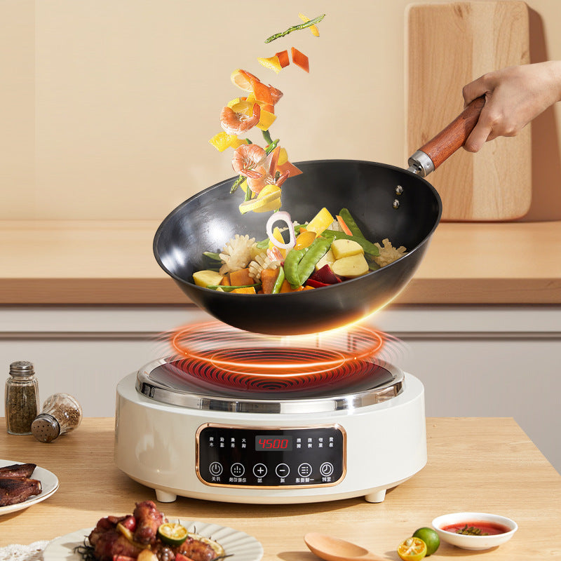 4500W Concave Induction Cooker with 36-Piece Cookware Set