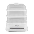 Multi-Function 3-Tier Electric Steamer – Compact Home Cooking & Breakfast Solution