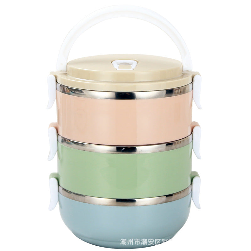 304 Stainless Steel Insulated Lunch Box – Multi-Layer Leakproof Heat Preservation Design