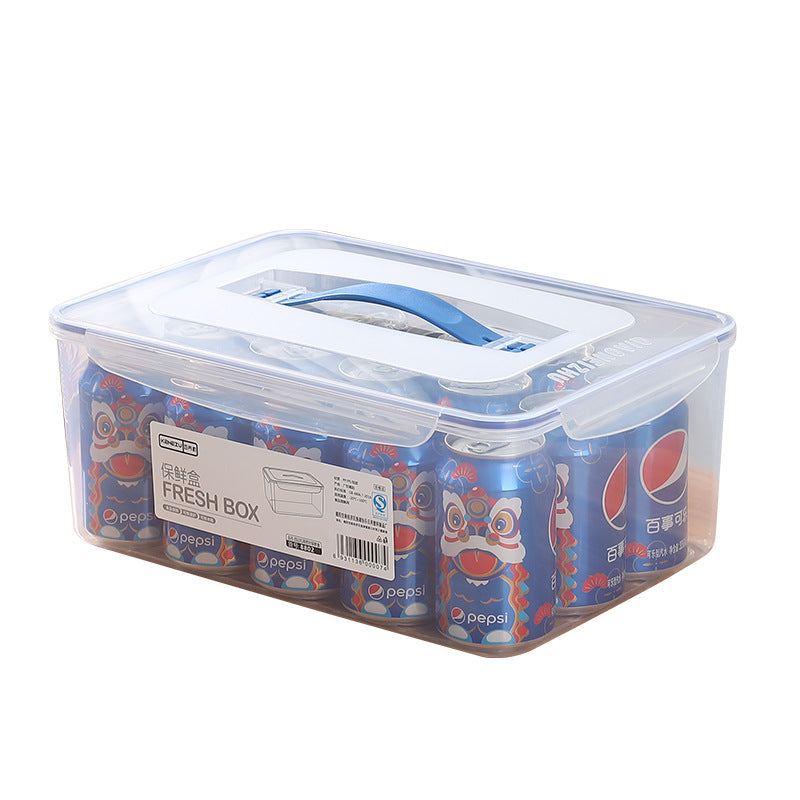 Food-Grade Large Capacity Airtight Storage Box for Refrigerator Organization