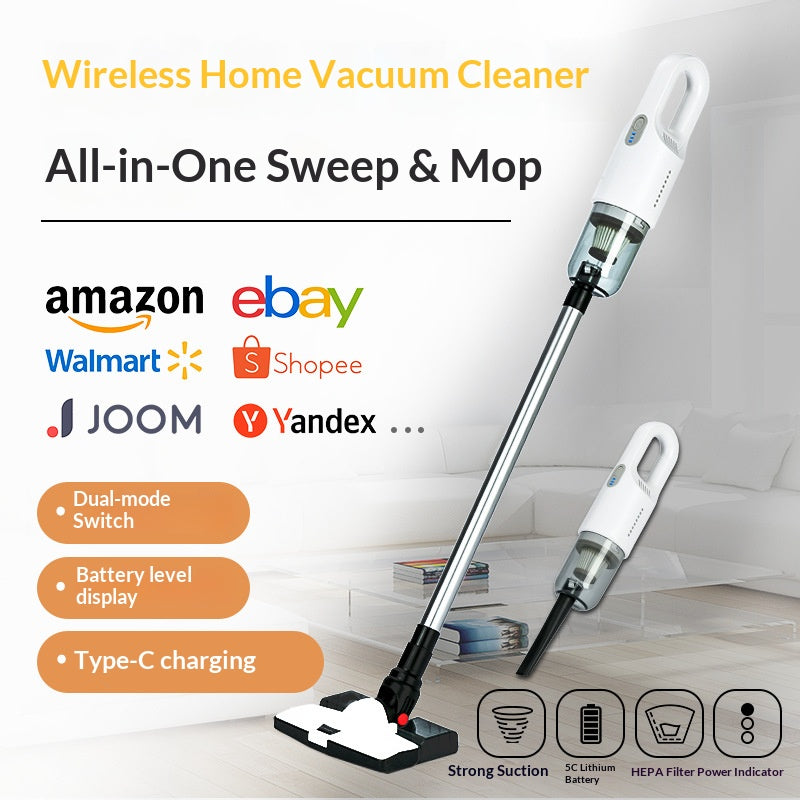 Portable Handheld Vacuum Cleaner for Home – Strong Suction Cleaning Tool