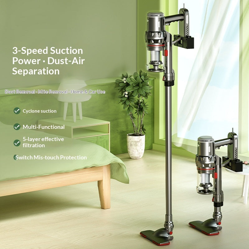 Portable wireless household handheld small powerful dust-munching vacuum cleaning mop and floor cleaning machine