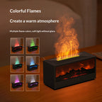 3D Flame Fireplace Aromatherapy Humidifier with Remote Control