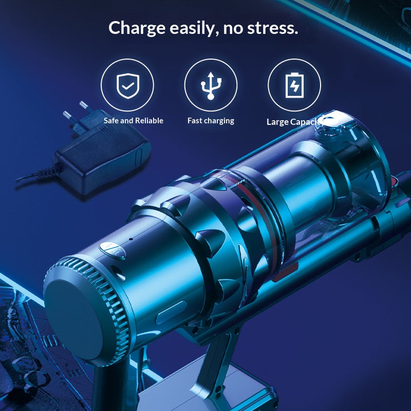 Portable wireless household handheld small powerful dust-munching vacuum cleaning mop and floor cleaning machine