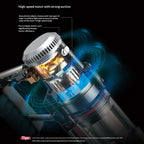 Portable wireless household handheld small powerful dust-munching vacuum cleaning mop and floor cleaning machine