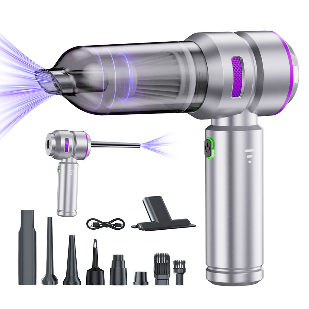 Portable Handheld Dust Blower & Vacuum with High Suction for Home and Car