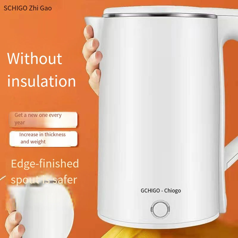 Fast-Boil Stainless Steel Insulated Electric Kettle