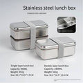 Insulated 304 Stainless Steel Lunch Box – Durable Food Container for Home Use