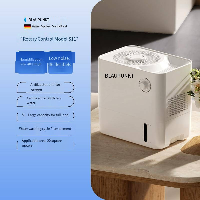 Blue Sapphire Non-fog Humidifier - Suitable for Home, Bedroom, Pregnant Women and Babies