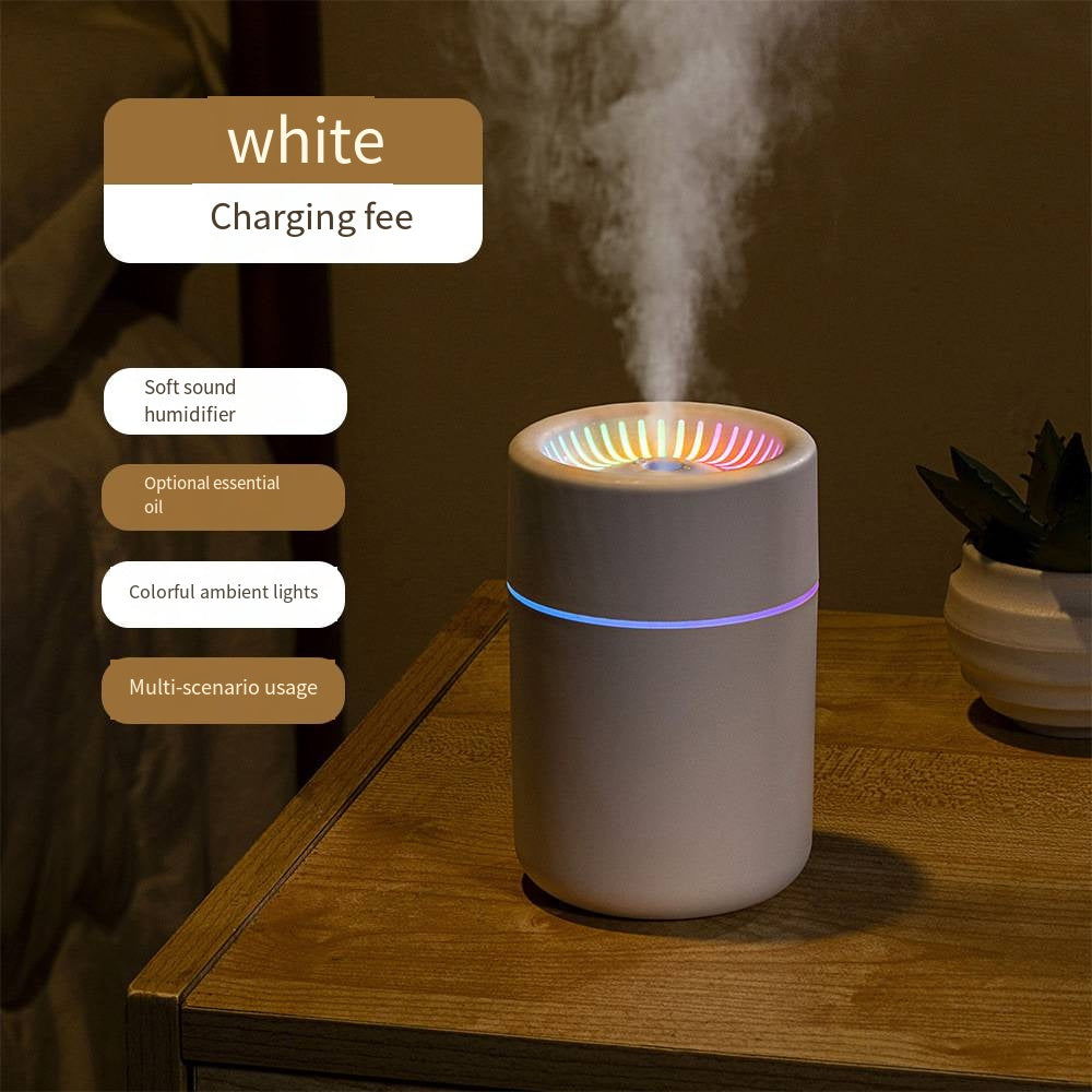 Compact wireless USB charging portable air spray silent humidifier
