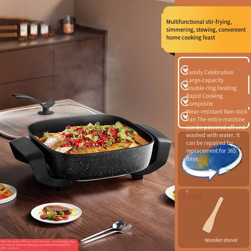 Modern Square Electric Hot Pot for Convenient Home Cooking