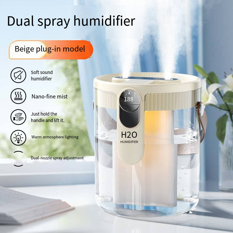 1.5L Triple-Mist Quiet Humidifier – Three-Port Cool Mist for Home & Bedroom
