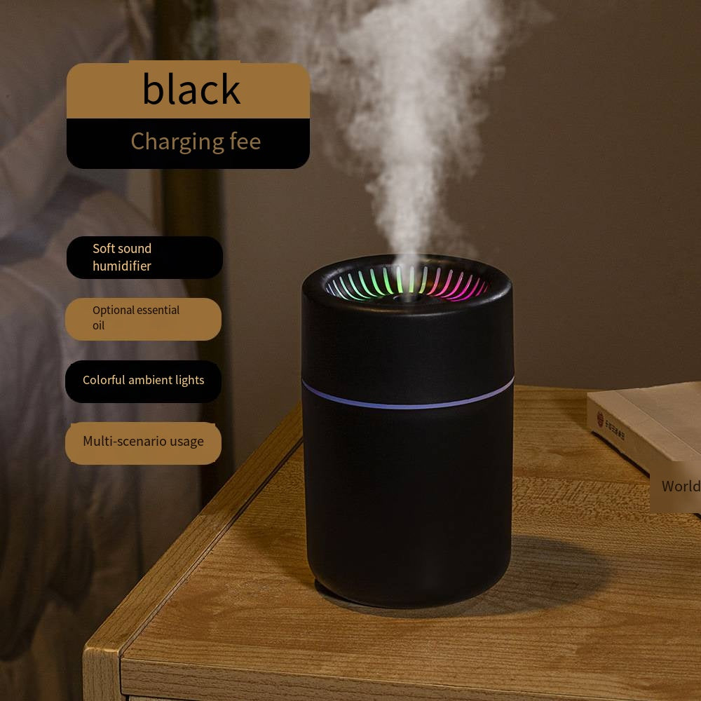 Compact wireless USB charging portable air spray silent humidifier