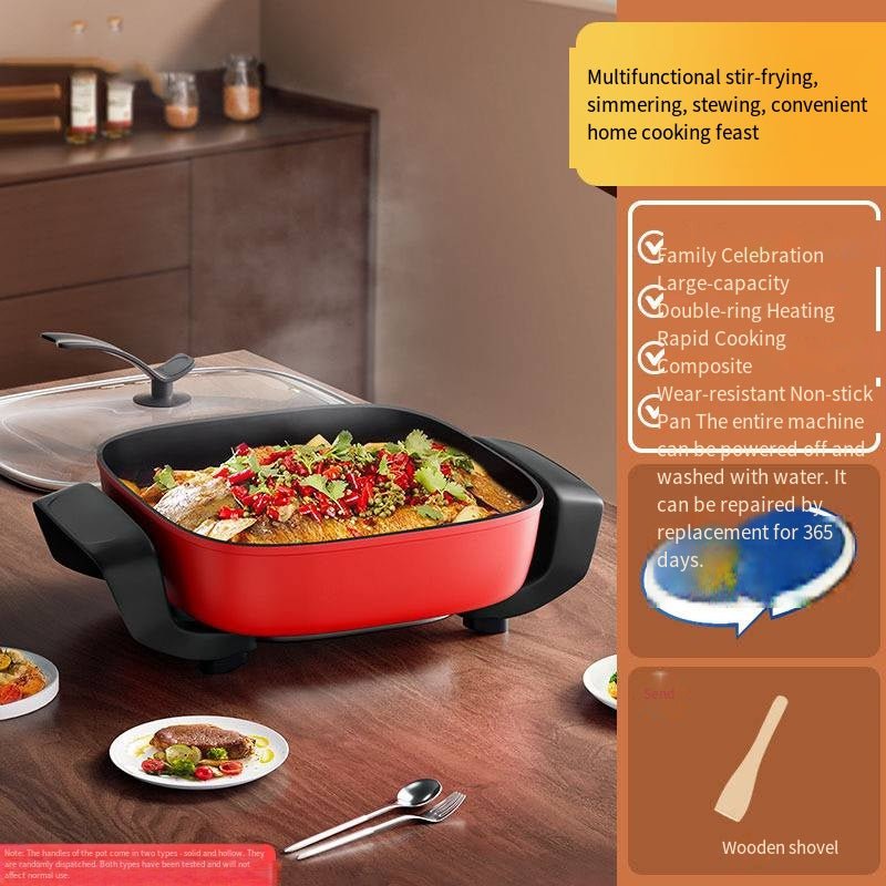 Modern Square Electric Hot Pot for Convenient Home Cooking
