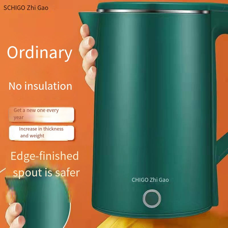 Fast-Boil Stainless Steel Insulated Electric Kettle