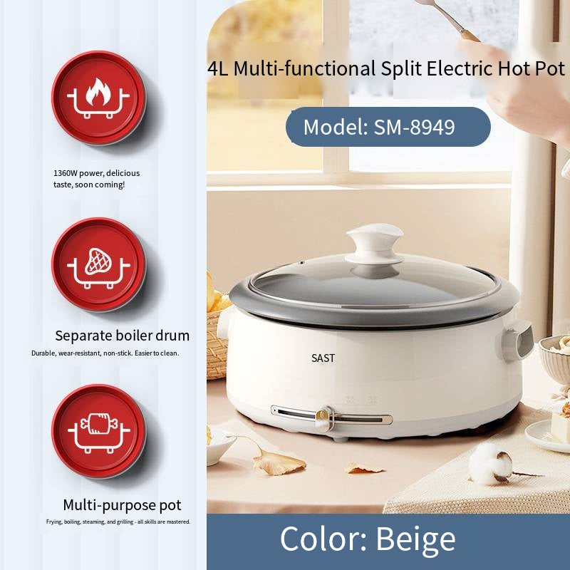 Large Capacity Multi-Function Electric Pressure Cooker – Detachable Easy-Clean Smart Pot