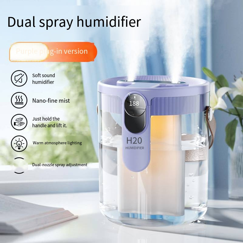 1.5L Triple-Mist Quiet Humidifier – Three-Port Cool Mist for Home & Bedroom