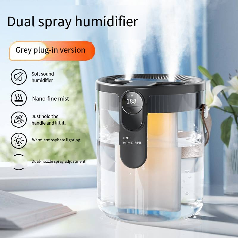 1.5L Triple-Mist Quiet Humidifier – Three-Port Cool Mist for Home & Bedroom