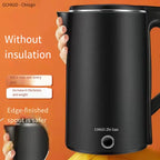 Fast-Boil Stainless Steel Insulated Electric Kettle