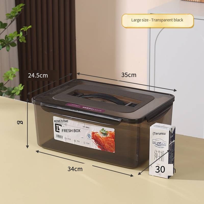 Food-Grade Large Capacity Airtight Storage Box for Refrigerator Organization