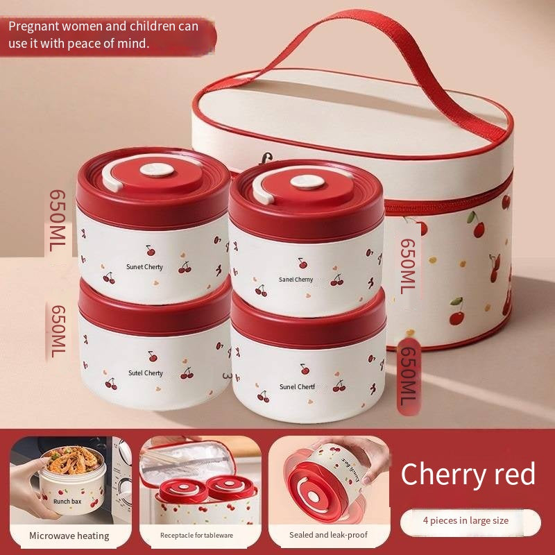 316 Stainless Steel Leak-Proof Lunch Box – Thickened Seal Portable Food Container