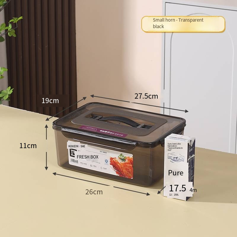 Food-Grade Large Capacity Airtight Storage Box for Refrigerator Organization